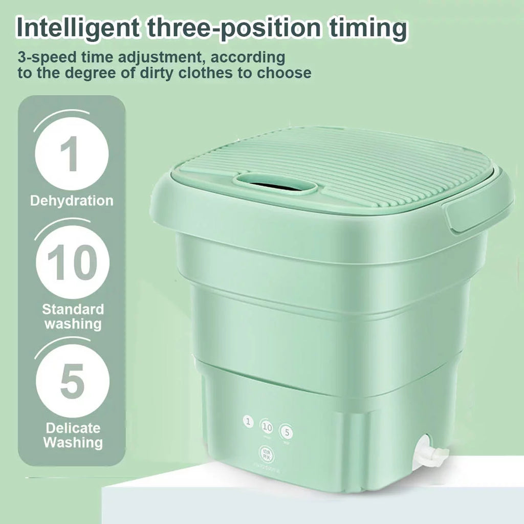 Foldable Mini Washing Machine 3 Speeds Timed N65000