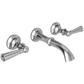 Antique Nickel Wall Mount Lavatory Faucet B9049