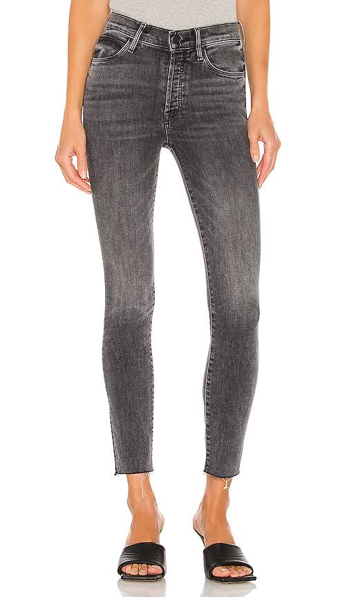 Black Ankle Fray Jeans S259742