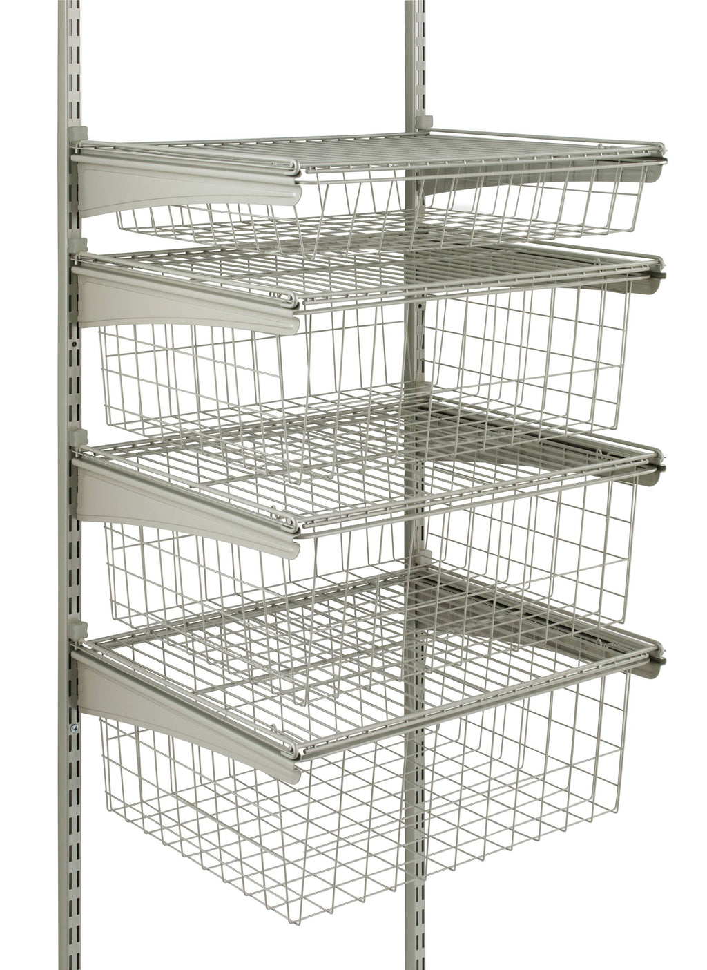 Nickel Ventilated Wire 4-Drawer Kit L66617