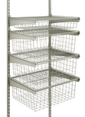 Nickel Ventilated Wire 4-Drawer Kit L66617