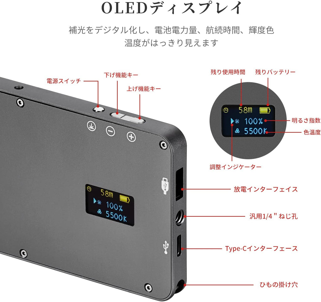 Bi-Color LED Video Light Kit Panel Pack of 2 T104
