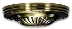 Antique Cast Brass Ribbed Canopy Kit L400