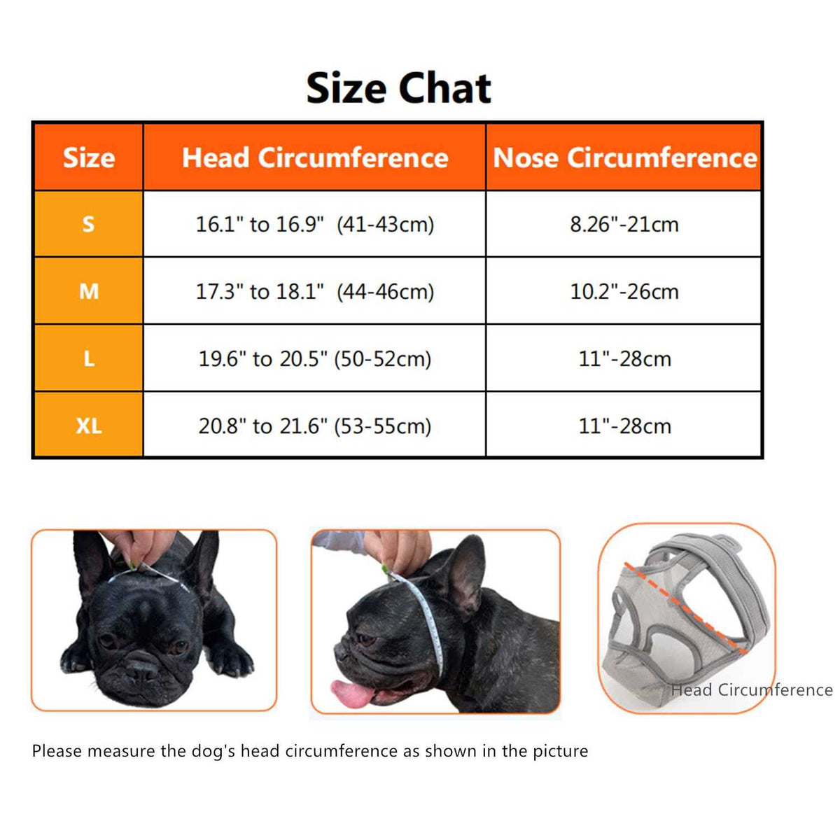 Short Snout Adjustable Breathable Mesh Dog Muzzle F43906