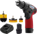 12V Cordless Li-ion 3/8” 2 Speed Compact Drill Driver Tool Kit, Pack of 2 D347667