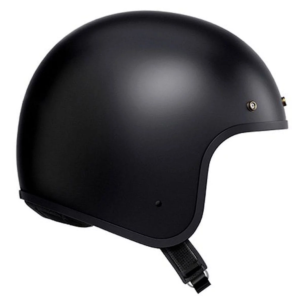 Small Matte Black Open Face Helmet N4819