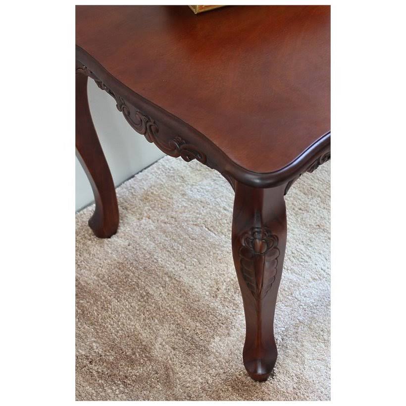 Walnut Carved End Table G1984