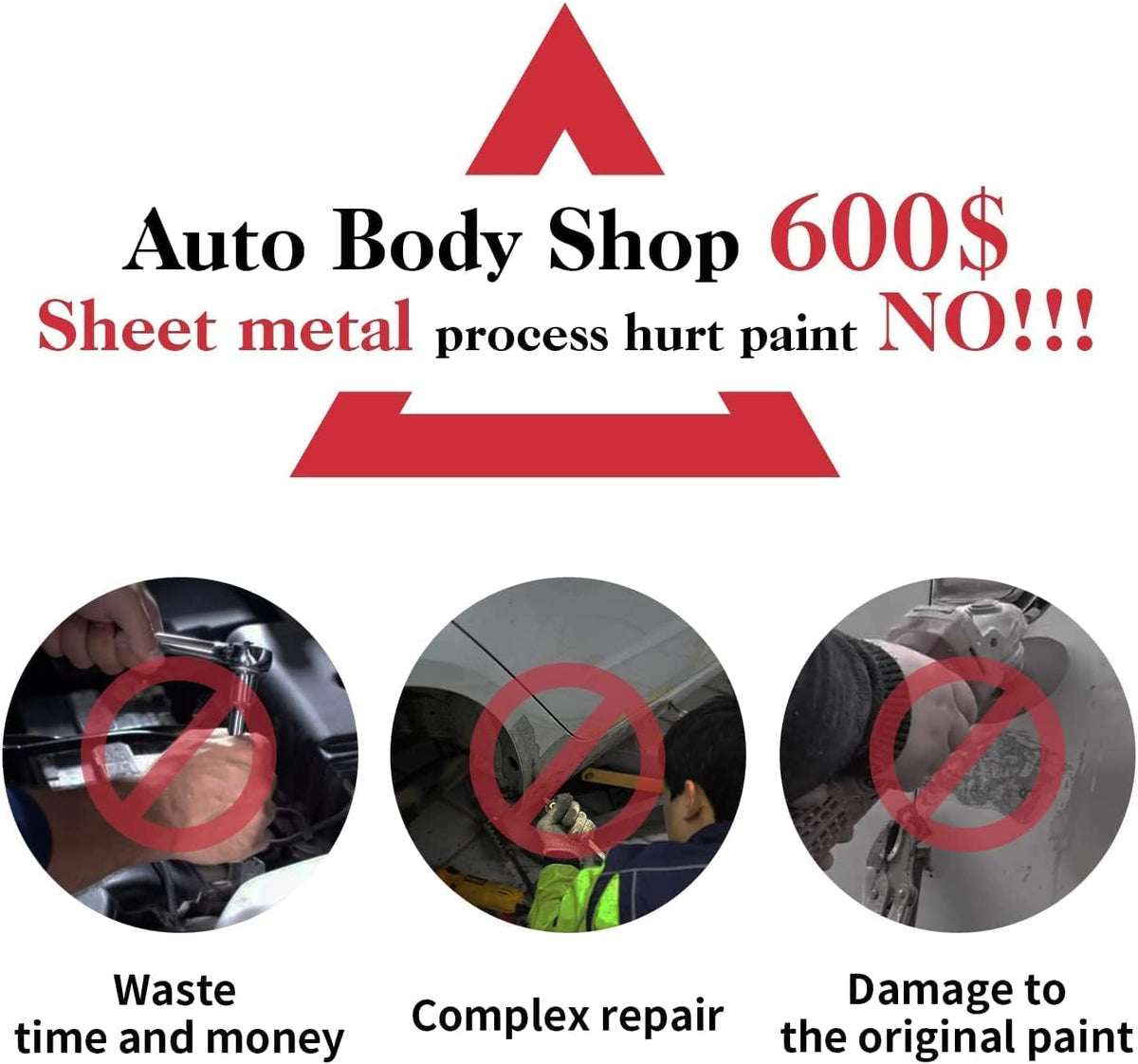 Paintless Dent Repair Kit with Bridge Dent Puller S958881