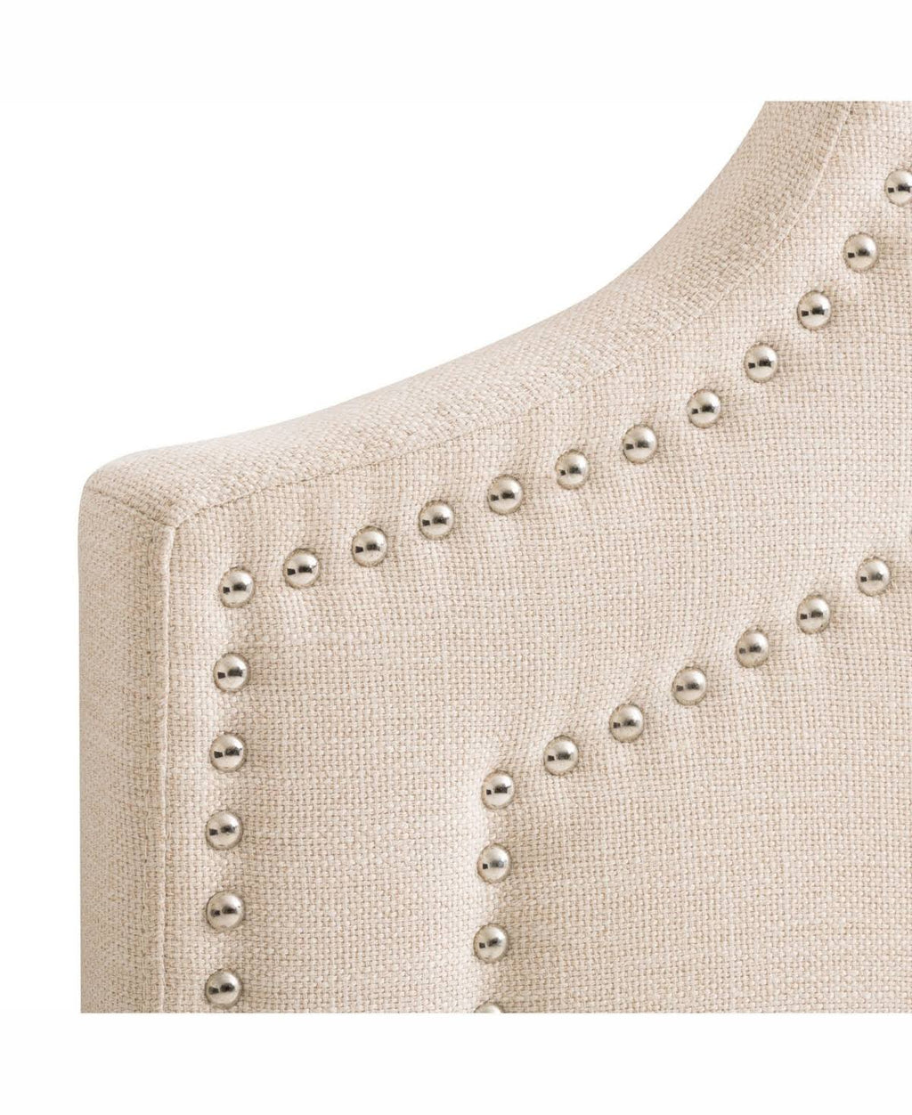 Cream Button Tufted Headboard O821511