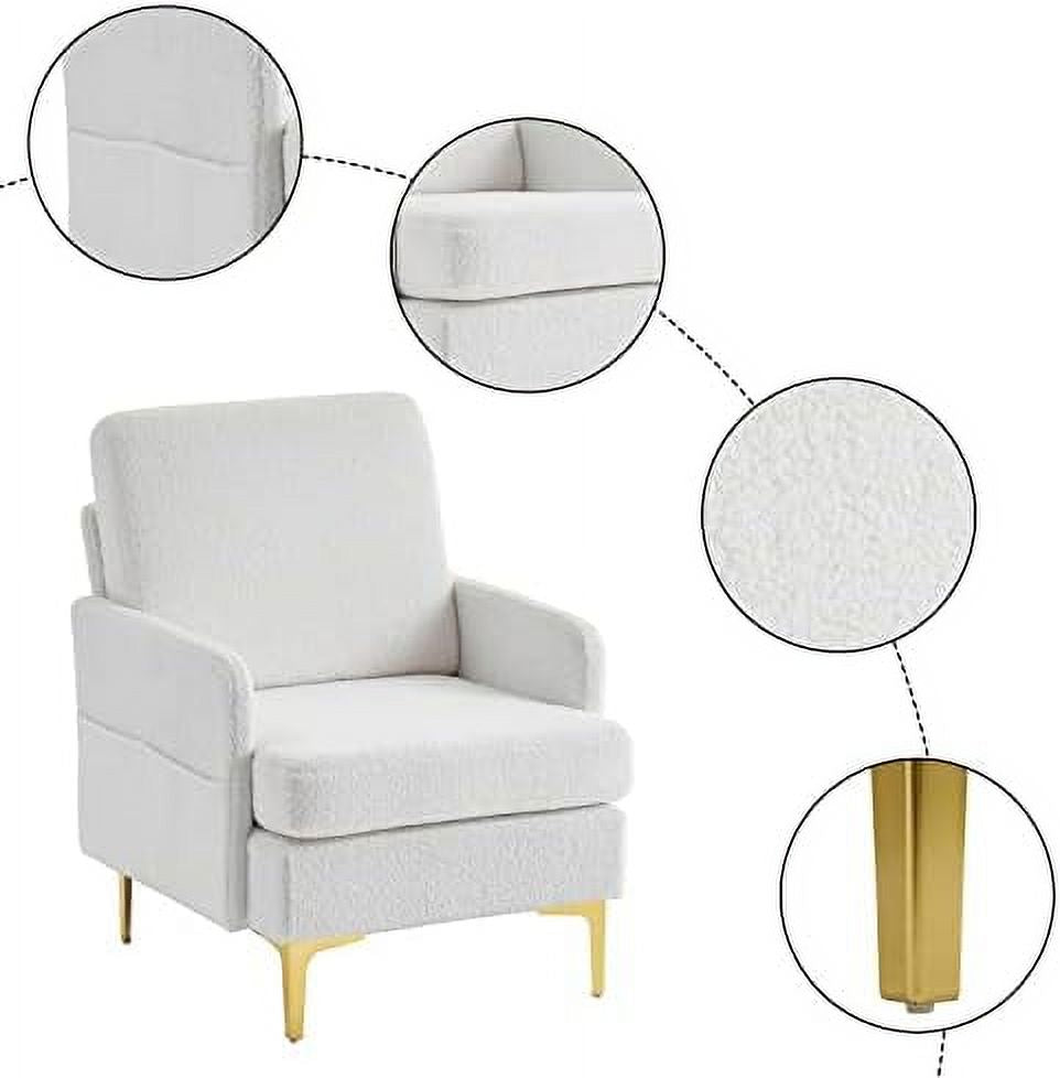 Light Gray Fabric Accent Chair S78008