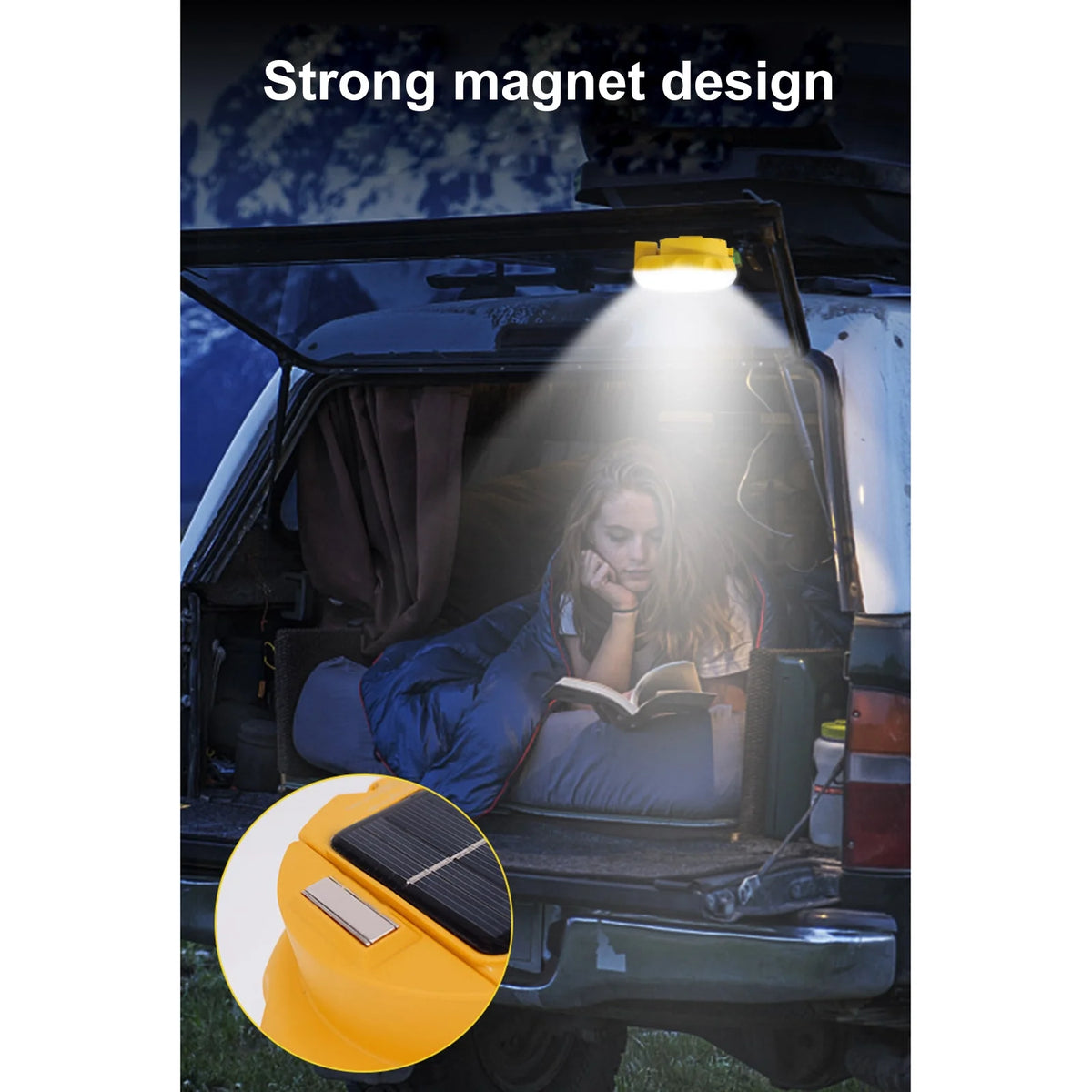 Outdoor Solar Camping Tent Hanging USB Rechargeable Flashlight M332