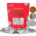 Dark Chocolate Silver Coins 100-Pack V3508