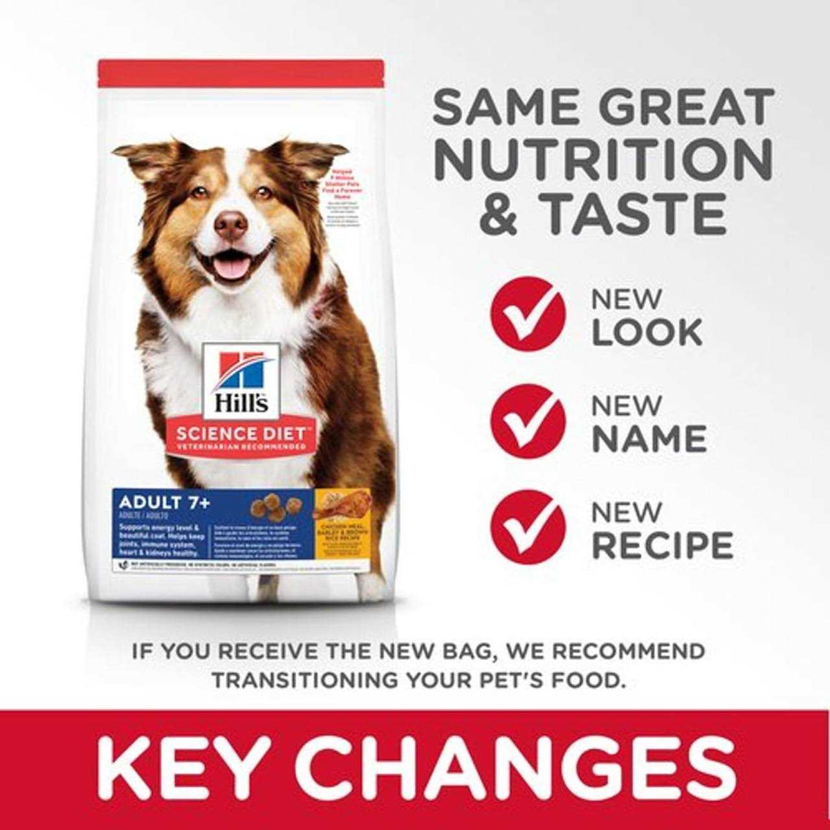 Chicken Adult 7+ Dog Food G40824