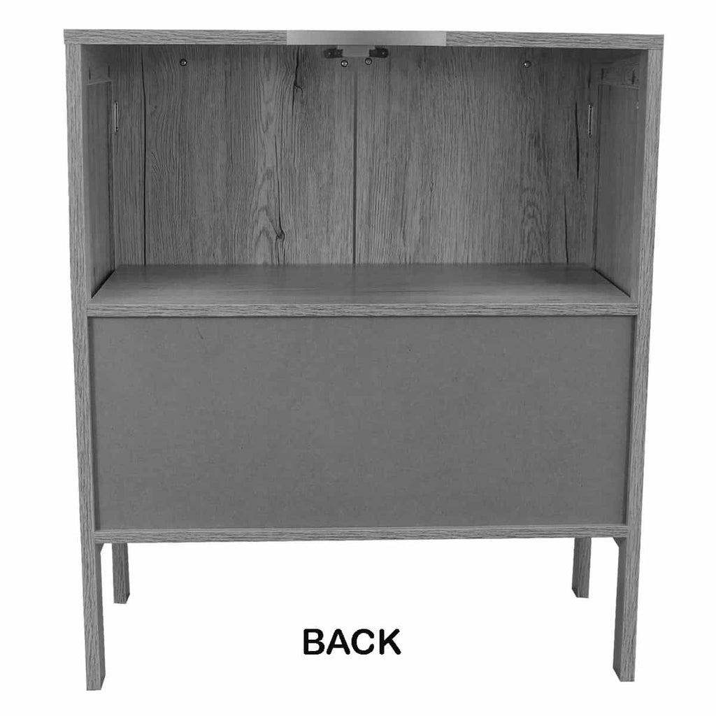 Oslo Gray Oak Under Sink Storage Cabinet G9803