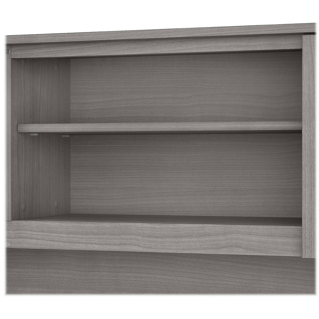 Platinum Gray Desk Hutch Z1283