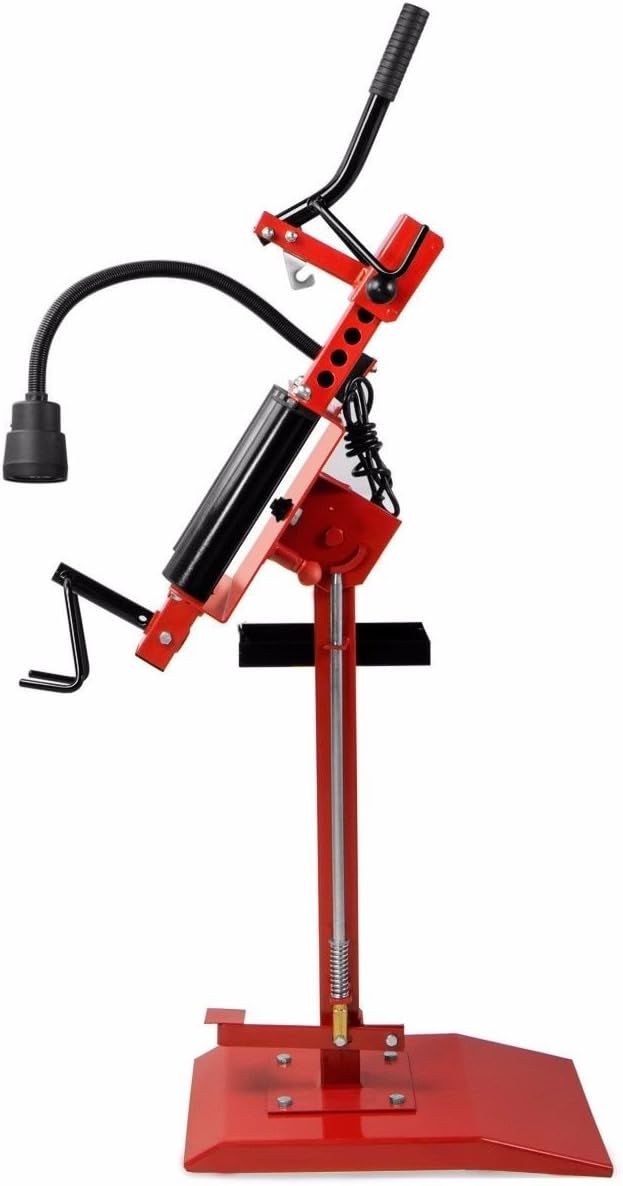 Manual Tire Spreader Portable Tire Changer Stand Adjustable LED Light Tool L743142