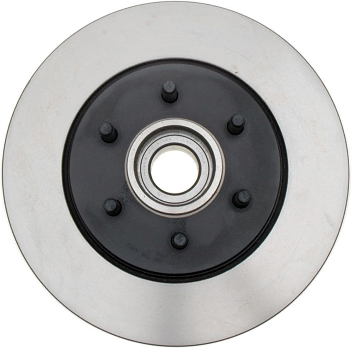 Black Front Disc Brake Rotor and Hub Assembly G498760