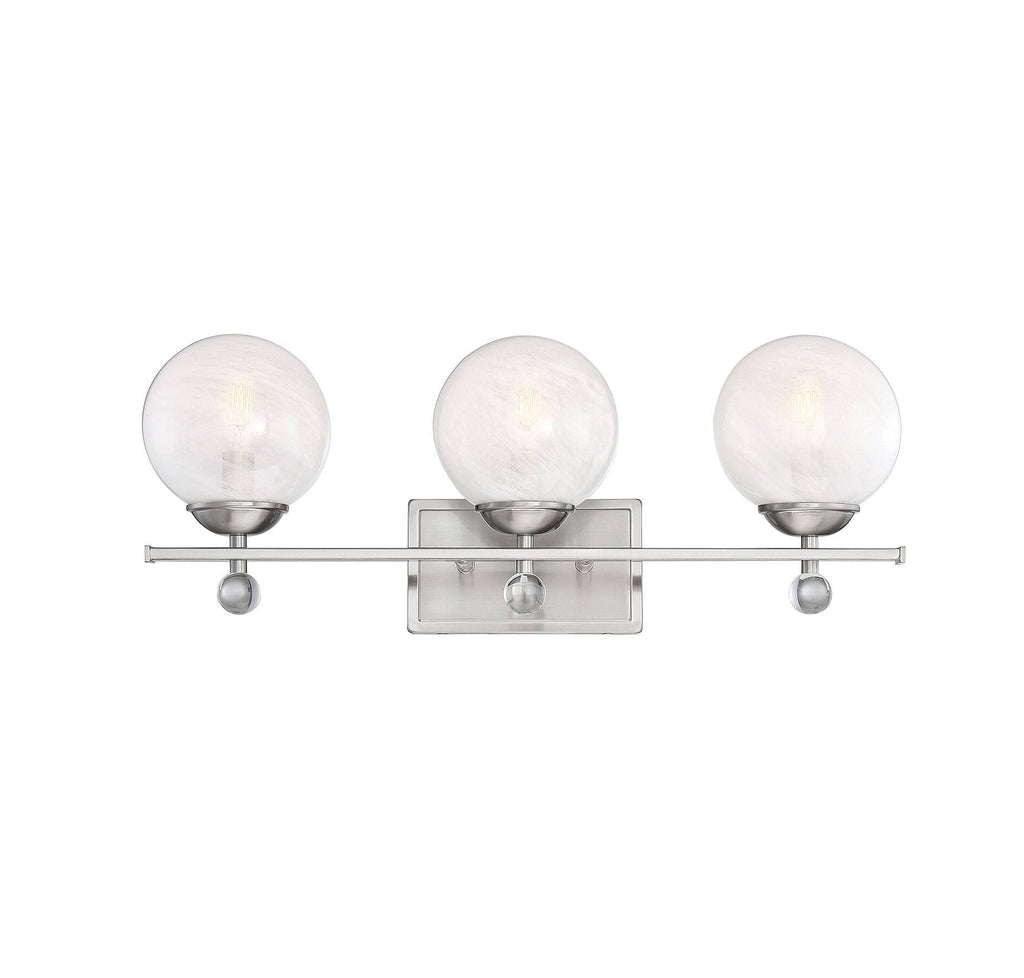 Satin Nickel 3 Light Bath R66084