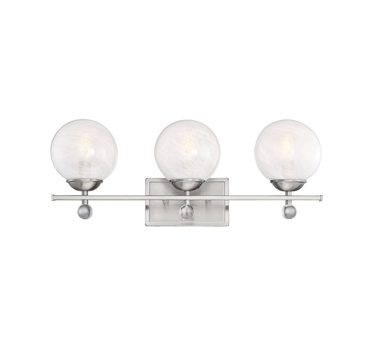 Satin Nickel 3 Light Bath R66084