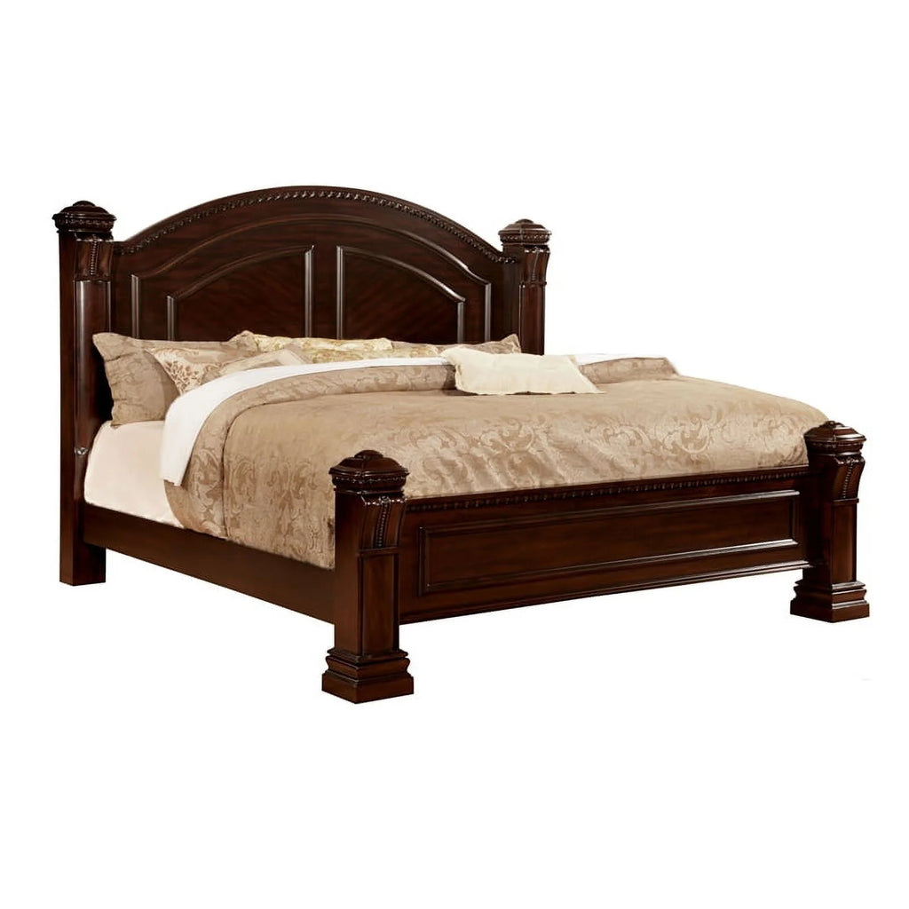 3pc Cherry Solid Wood Bedroom Set King T12325