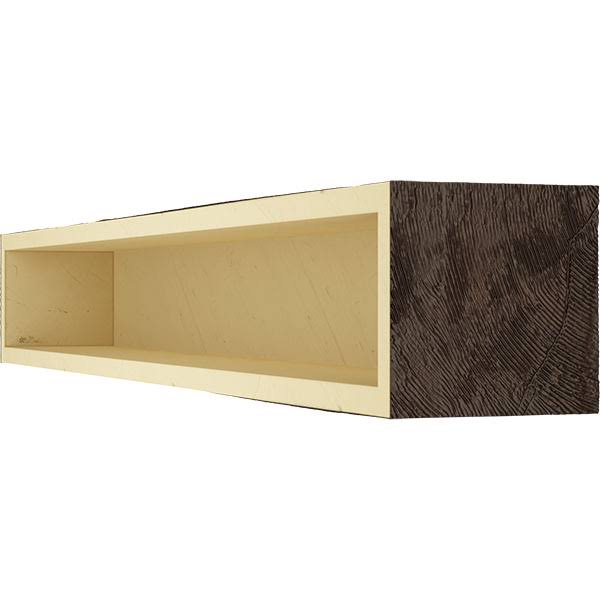 Sandblasted Faux Wood Fireplace Mantel G496