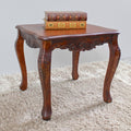 Walnut Carved End Table G1984