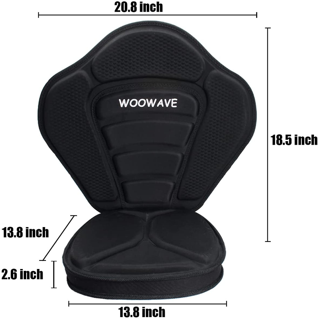 Thickened Kayak Seat with Detachable Back Storage Bag S67624