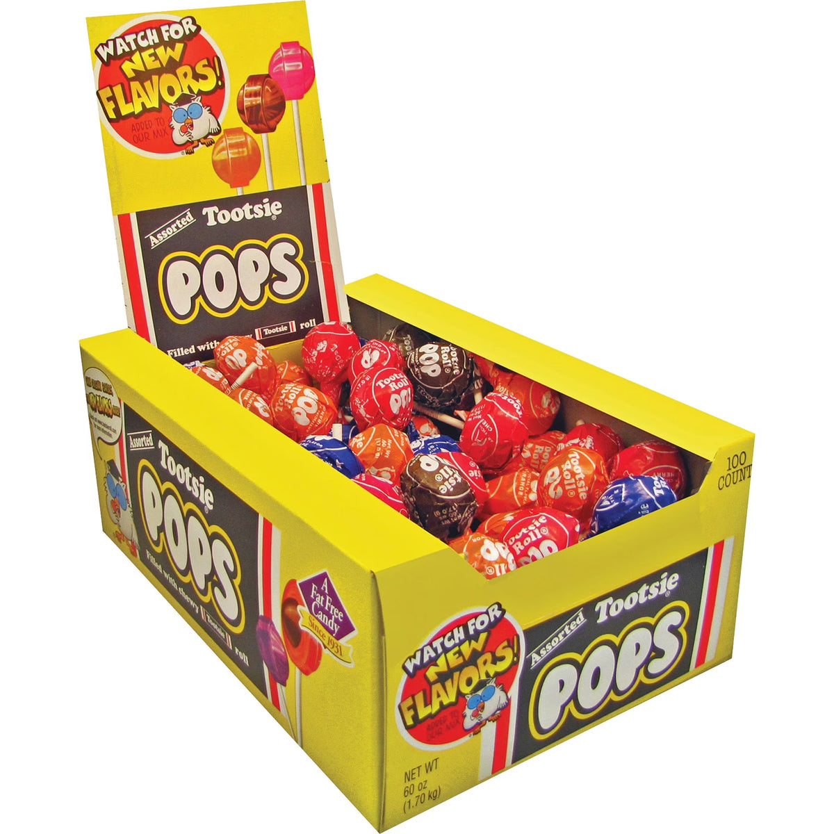 Tootsie Roll Assorted Pops 100 ct Pack of 2 W2153