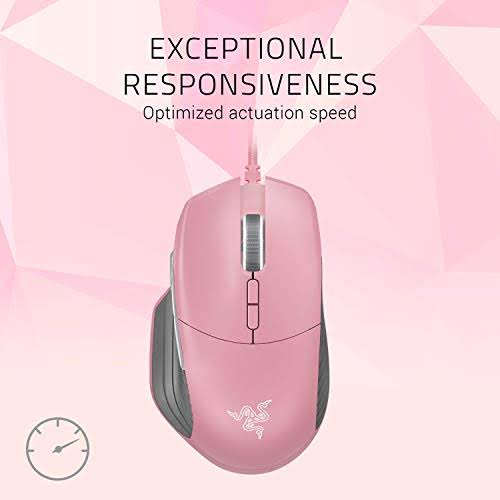 Quartz Pink Wired Optical Gaming Mouse Q482802