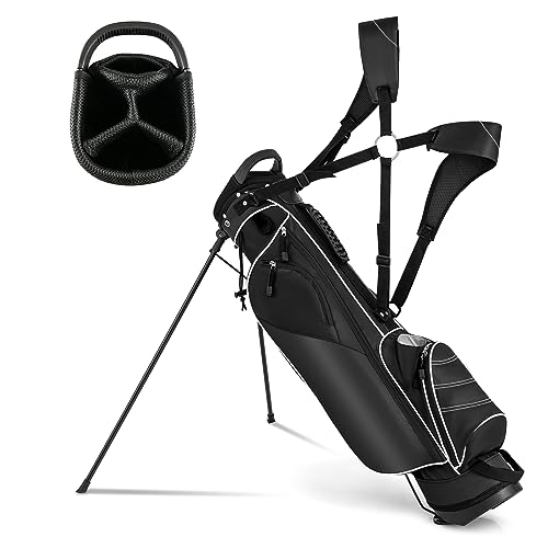 Golf Stand Bag with 4 Way Dividers and 4 Pockets U1883