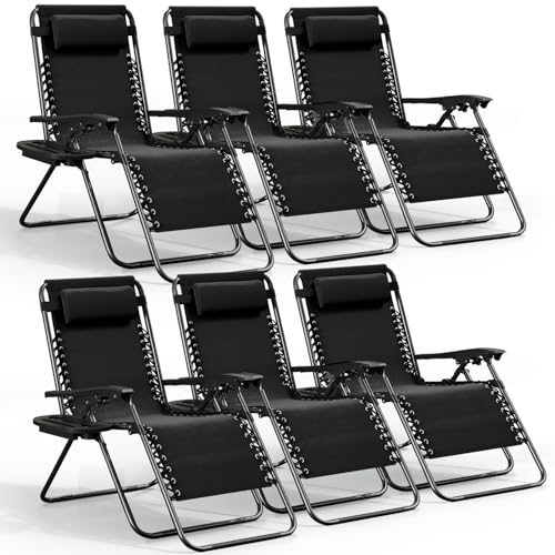 Zero Gravity Chairs Set of 2 Grey Z88237