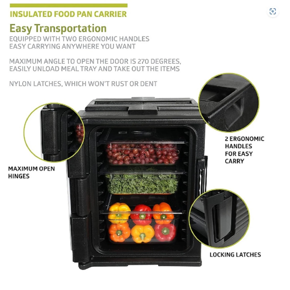 92 Quart Insulated Food Carrier V586574