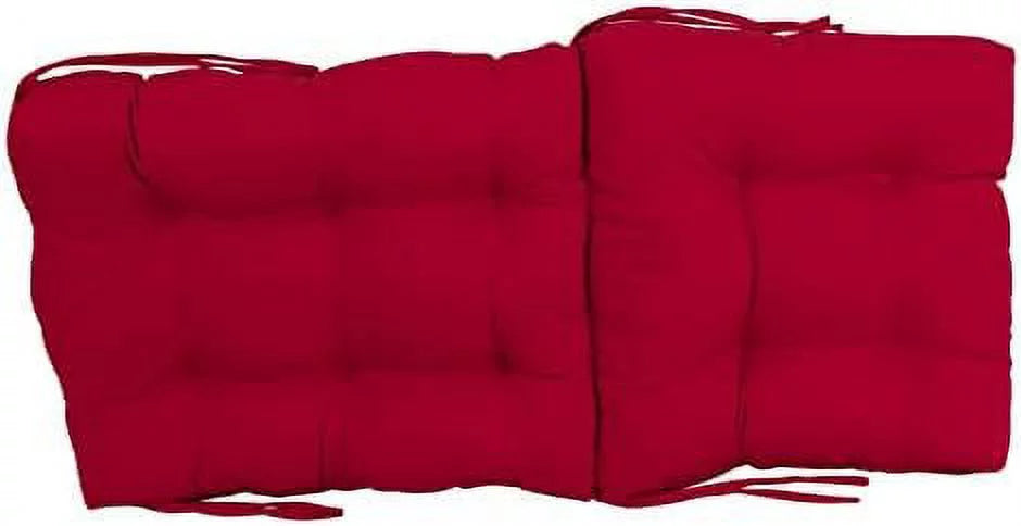 18" x 38" Twill Tufted Chair Cushion T237439
