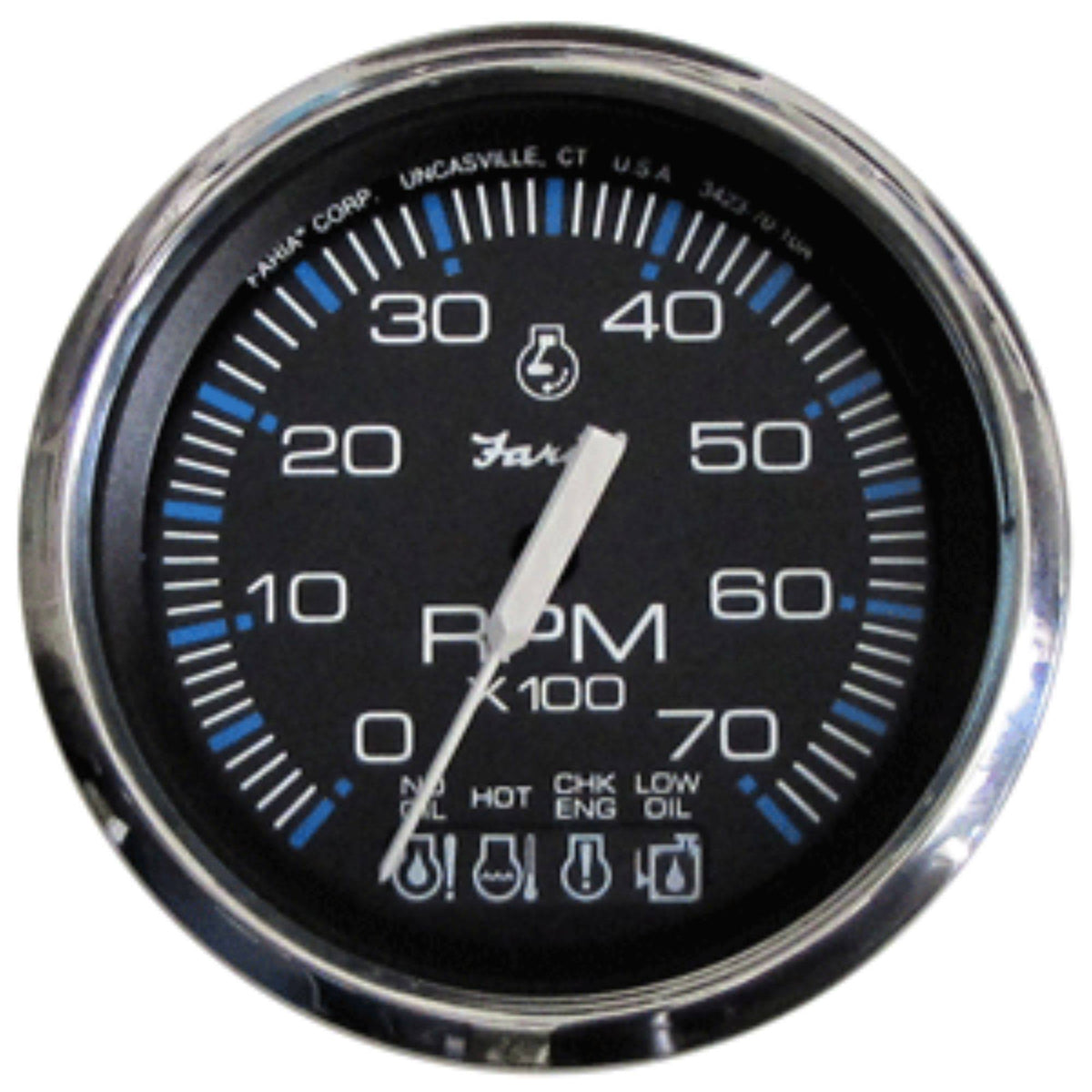 Black 4x22 Tachometer 7,000 RPM C798857