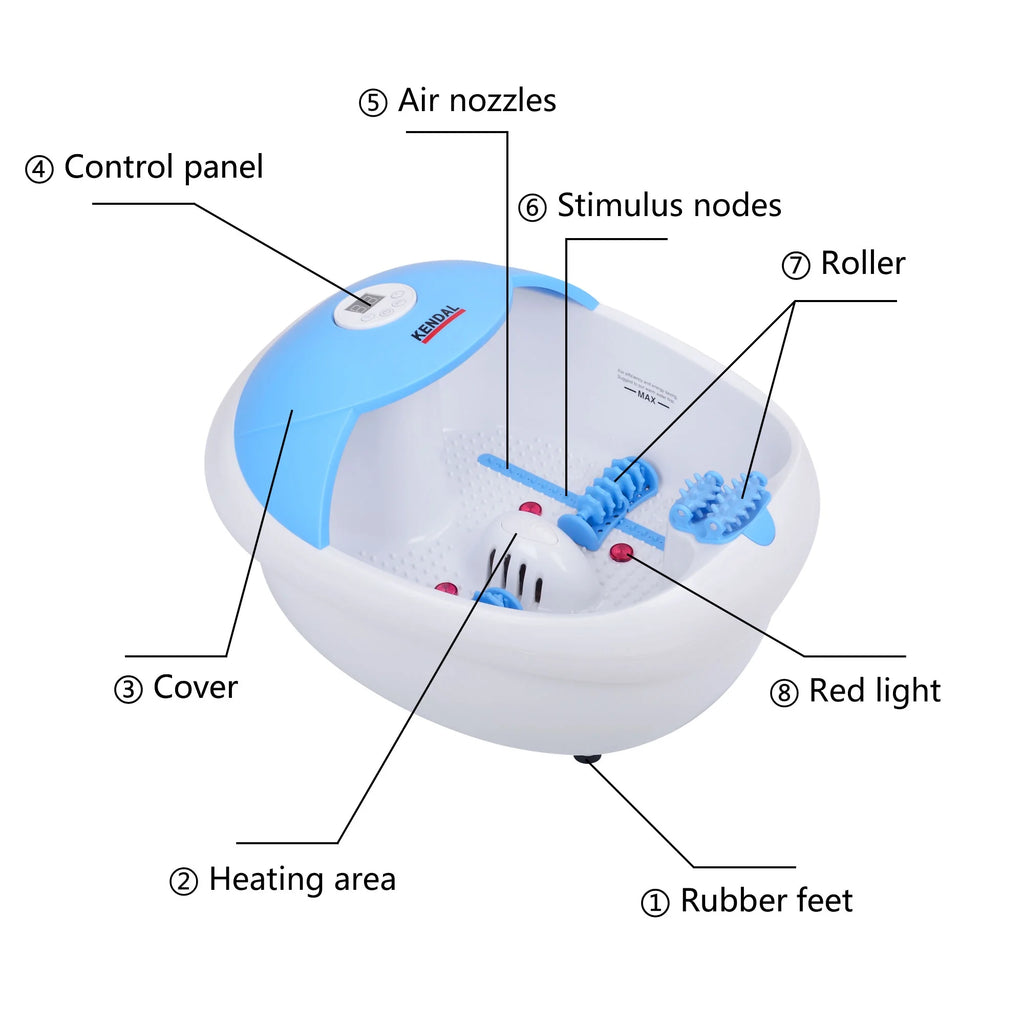 Foot Spa Bath Massager with Heat and Timer Q8454