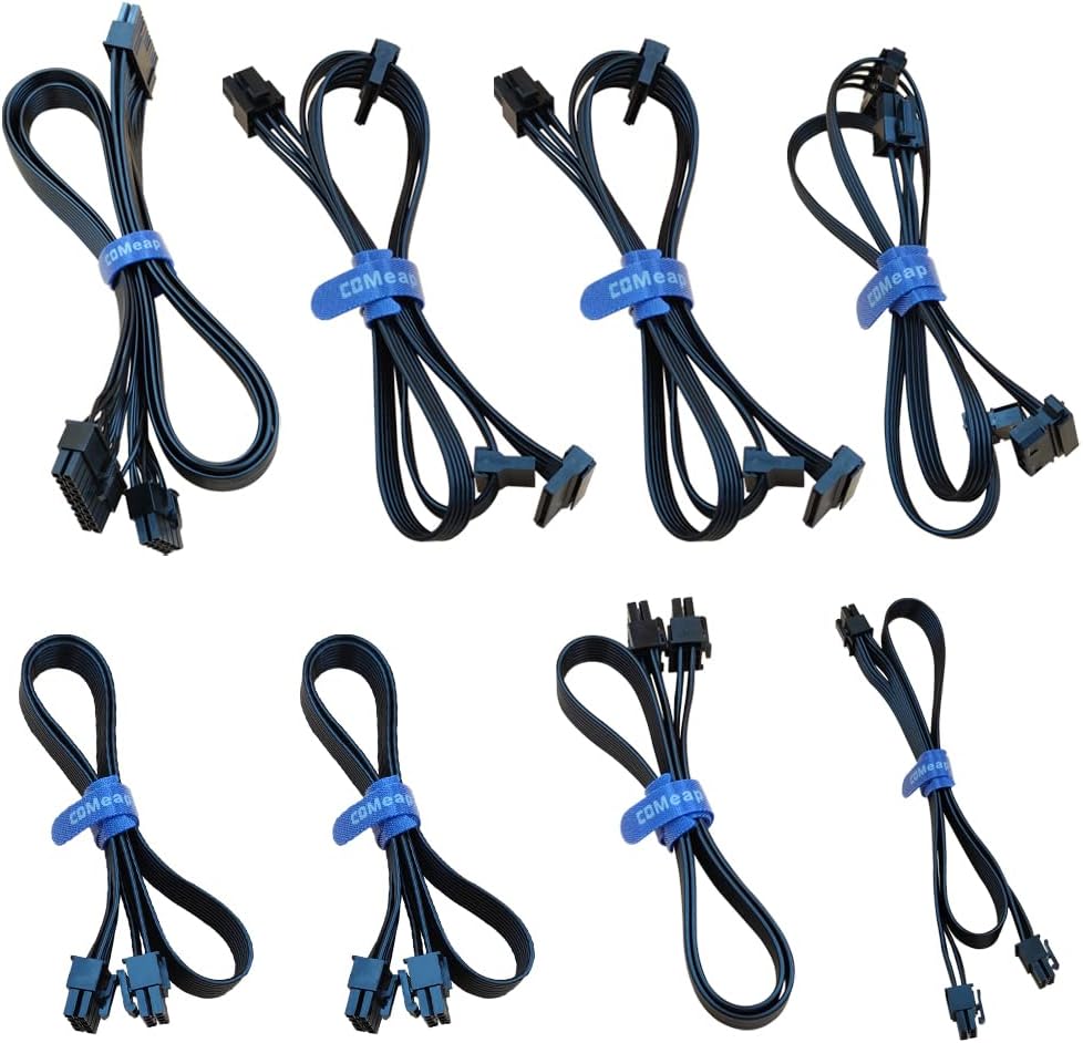 White Modular PSU Cable Kit for Corsair RMX RMI SF Series J31797