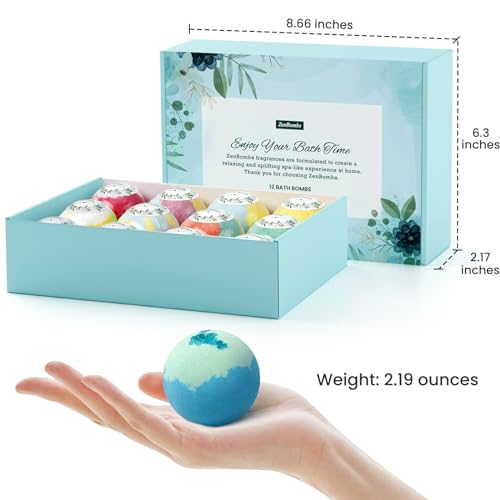 12pcs Handmade Natural Bath Bombs with Shea Butter I640