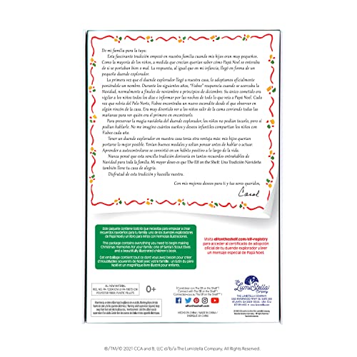 Spanish Language Book & Blue-Eyed Girl Scout Elf D45679