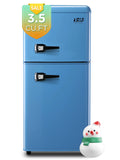 Blue 3.5 Cu.ft Mini Fridge with Freezer L852