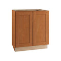 Stained Plywood Shaker Bathroom Cabinet Base W458