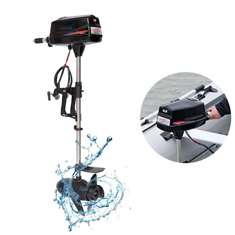 2200W Electric Outboard Motor Boat Engine Brushless Tiller Control 60V O956947