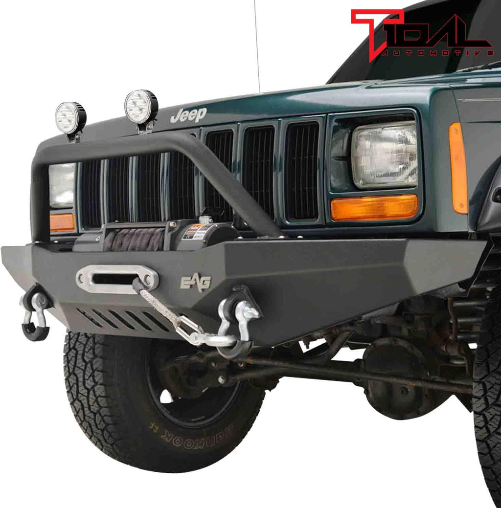 Front Bumper with Winch Plate and Hoop C2984