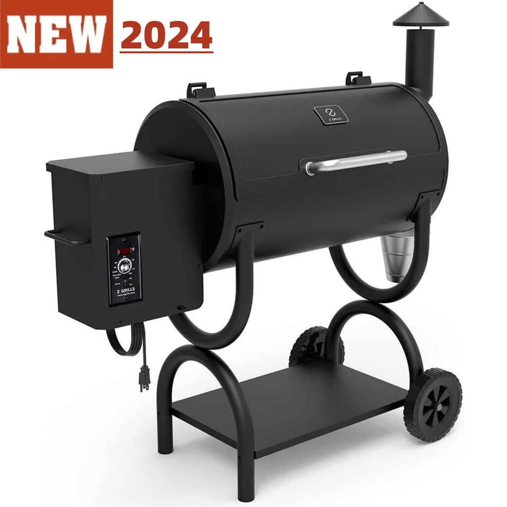 Wood Pellet Grill & Smoker 8 in 1 with PID Controler 560 Sq in Cooking Area E638874