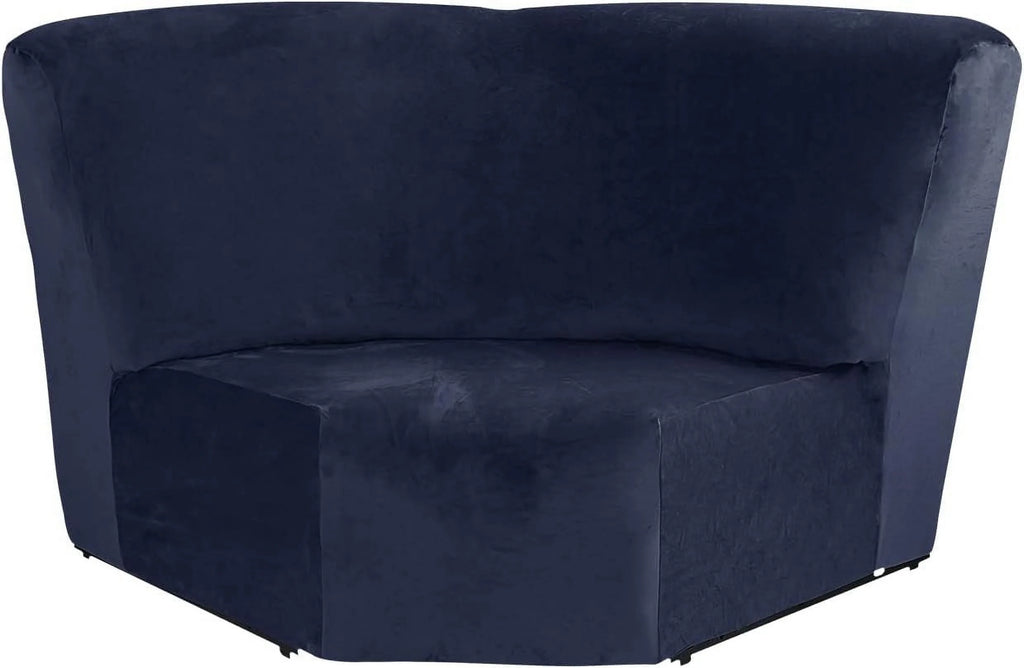 Velvet Corner Sofa Cover 1 Piece K137