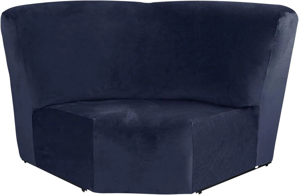Velvet Corner Sofa Cover 1 Piece K137