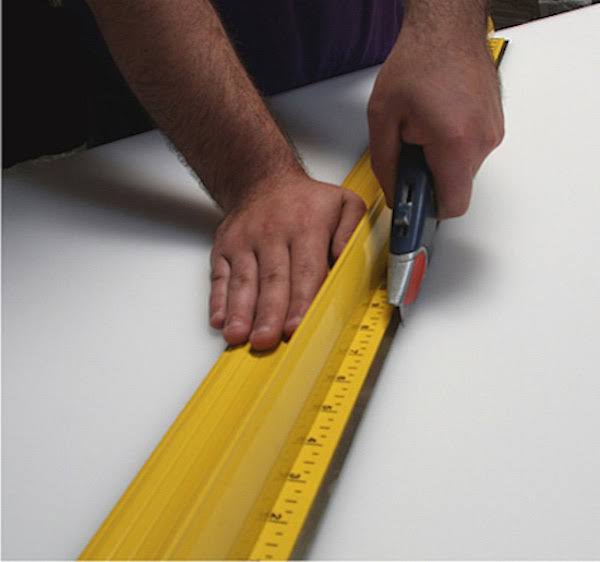64x22 Steel Safety Ruler V81496