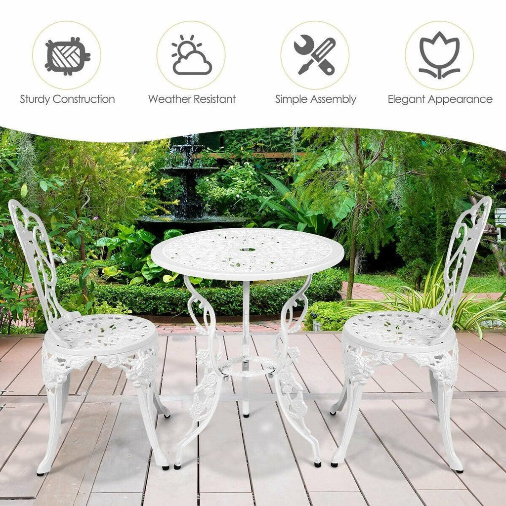 3 Pcs Patio Bistro Set Q70102