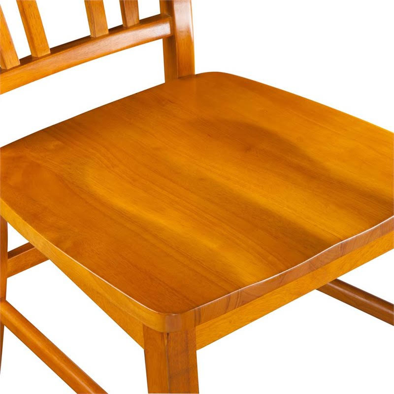 Caramel Latte Pub Chairs Set of 2 with Wood Seat G480172