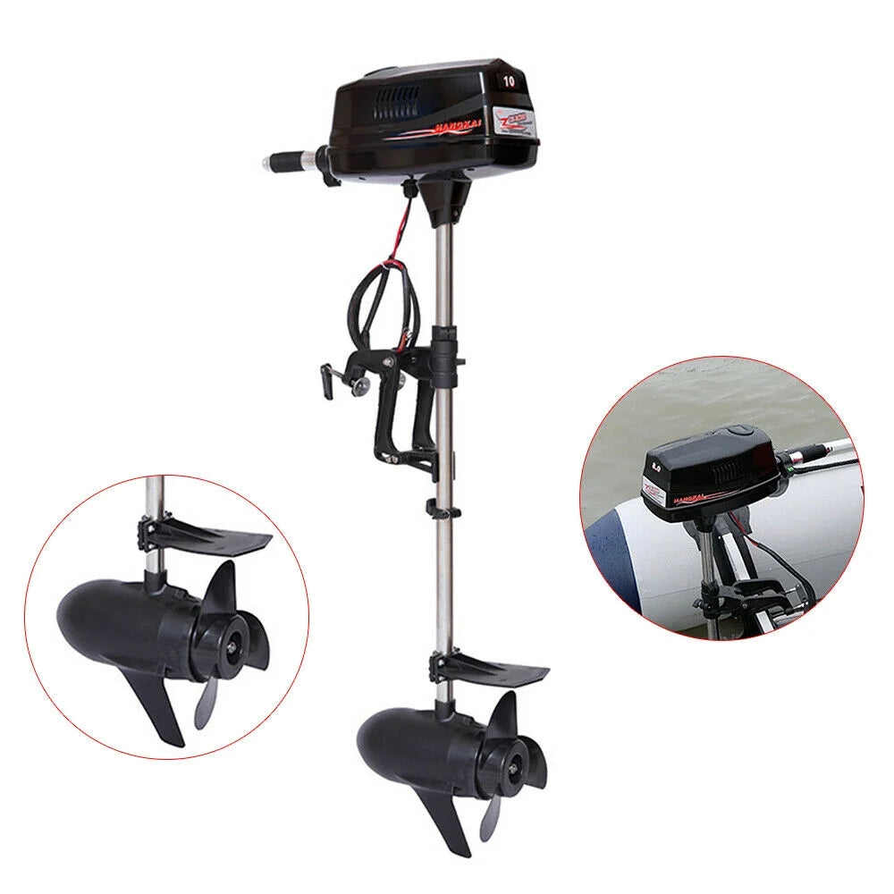 2200W Electric Outboard Motor Boat Engine Brushless Tiller Control 60V O956947