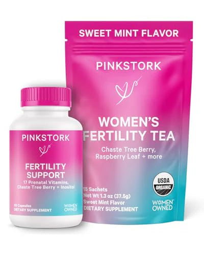 Fertility Bundle Conception Tea and Supplements 2 Pack E8648